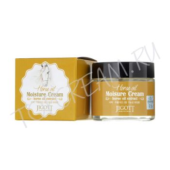 Увлажняющий крем с лошадиным жиром JIGOTT Horse Oil Moisture Cream