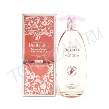 Парфюмированный гель для душа DEOPORCE Well-Being Shower Cologne Rose Парфюмированный гель для душа DEOPORCE Well-Being Shower Cologne Rose