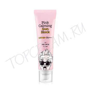 Успокаивающий солнцезащитный крем VILLAGE 11 FACTORY Pink Calming Sun Block SPF50+ PA++++ 25ml