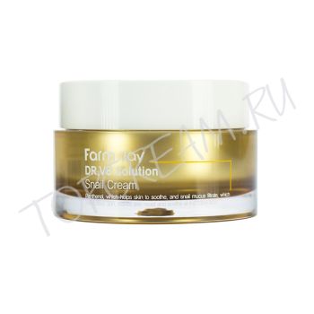 Восстанавливающий крем с муцином улитки FARMSTAY Dr.V8 Solution Snail Cream