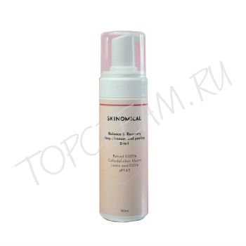 Пенка для умывания и пилинг 2в1 с коллоидным серебром SKINOMICAL Balance & Hydration Deep Cleanser And Peeling 2-in-1 Пенка для умывания и пилинг 2в1 с коллоидным серебром SKINOMICAL Balance & Hydration Deep Cleanser And Peeling 2-in-1