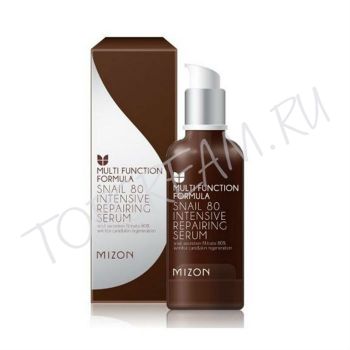 Концентрированная сыворотка с муцином улитки MIZON Multi Function Formula Snail 80 Intensive Repairing Serum