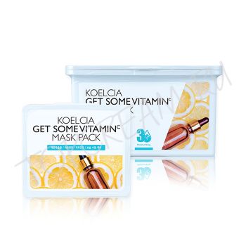 Тканевая маска с витамином С, 30 шт. KOELCIA Get Some Vitamin C Mask Pack Тканевая маска с витамином С, 30 шт. KOELCIA Get Some Vitamin C Mask Pack