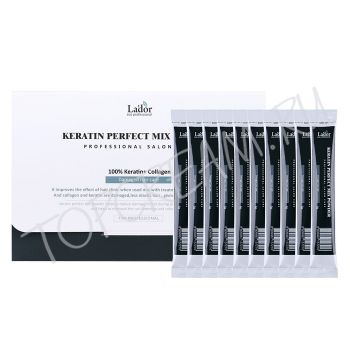 Порошковая маска с кератином и коллагеном, 10x3г LADOR Keratin Perfect Mix Powder 10x3g Порошковая маска с кератином и коллагеном, 10x3г LADOR Keratin Perfect Mix Powder 10x3g