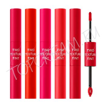 Тинт для губ двойной THE SAEM Two Texture Tint