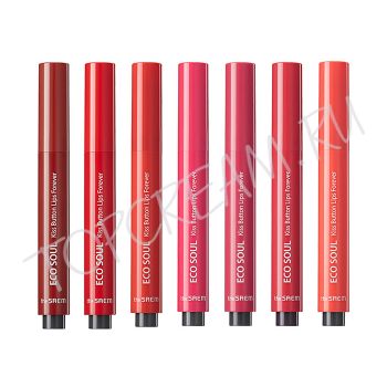 Суперстойкая помада для губ THE SAEM Eco Soul Kiss Button Lips Forever