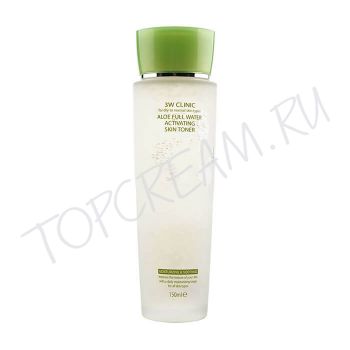 Увлажняющий тонер с экстрактом алоэ 3W Clinic Aloe Full Water Activating Skin Toner Увлажняющий тонер с экстрактом алоэ 3W Clinic Aloe Full Water Activating Skin Toner