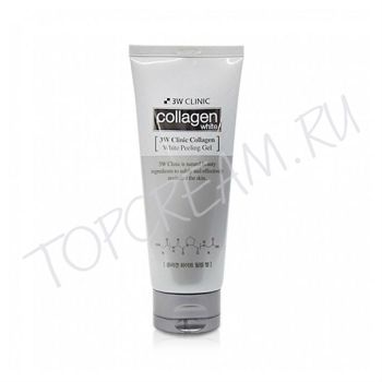Осветляющий пилинг-гель с коллагеном 3W CLINIC Collagen Whitening Peeling Gel Осветляющий пилинг-гель с коллагеном 3W CLINIC Collagen Whitening Peeling Gel