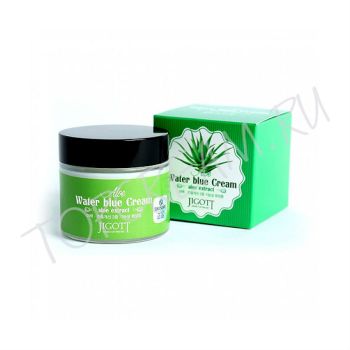 Увлажняющий крем для лица с экстрактом алоэ JIGOTT Aloe Water Blue Cream