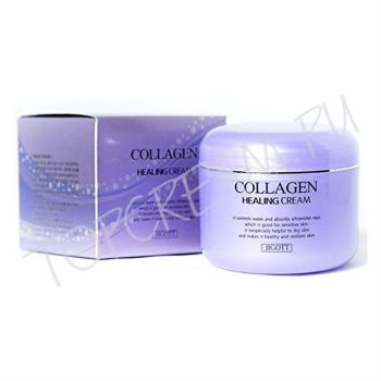 Питательный ночной крем с коллагеном JIGOTT Collagen Healing Cream