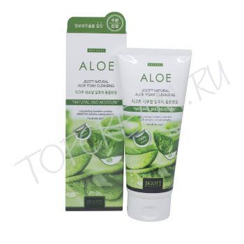 Успокаивающая пенка с экстрактом алоэ JIGOTT Natural Aloe Foam Cleansing Успокаивающая пенка с экстрактом алоэ JIGOTT Natural Aloe Foam Cleansing