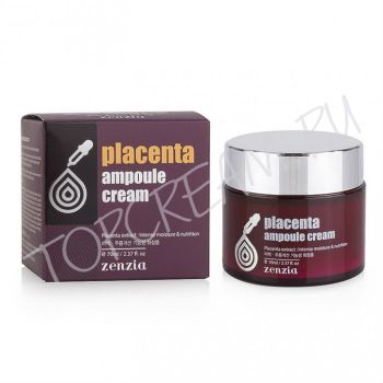 Крем для лица с плацентой ZENZIA Placenta Ampoule Cream