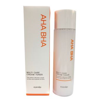 Многофункциональный крем-тоник с AHA и BHA кислотами EYENLIP AHA & BHA Multi Care Cream & Toner