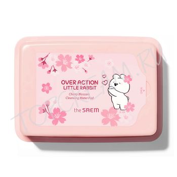 Очищающие салфетки Little Rabbit THE SAEM Over Action Little Rabbit Cherry Blossom Cleansing Water Pad
