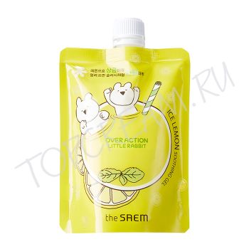 Успокаивающий гель для лица и тела Little Rabbit THE SAEM Over Action Little Rabbit Ice Lemon Soothing Gel
