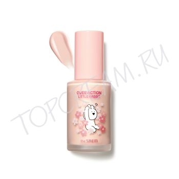 Персиковая база под макияж THE SAEM Over Action Little Rabbit Eco Soul Peach Base SPF44 PA++