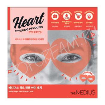 Многофункциональные гидрогелевые патчи для глаз THE MEDIUS Heart Ppyoung Ppyoung Eye Patch Многофункциональные гидрогелевые патчи для глаз THE MEDIUS Heart Ppyoung Ppyoung Eye Patch