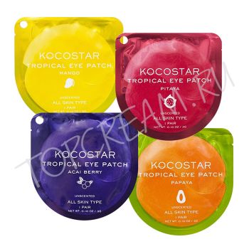 Гидрогелевые патчи для глаз Тропические фрукты KOCOSTAR Tropical Eye Patch Гидрогелевые патчи для глаз Тропические фрукты KOCOSTAR Tropical Eye Patch