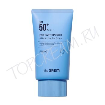 Солнцезащитный крем THE SAEM Eco Earth Power All Protection Sun Cream SPF50+ PA++++