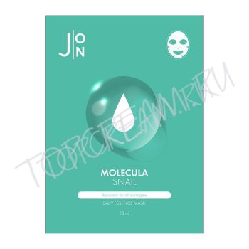 Mаска с улиточным муцином J:ON Molecula Snail Daily Essence Mask