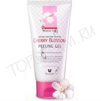 Пилинг-скатка с экстрактом сакуры для сухой кожи MIZON Refresh Time Cherry Blossom Peeling Gel Пилинг-скатка с экстрактом сакуры для сухой кожи MIZON Refresh Time Cherry Blossom Peeling Gel