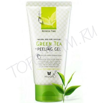 Пилинг-скатка с экстрактом зеленого чая MIZON Refresh Time Green Tea Peeling Gel Пилинг-скатка с экстрактом зеленого чая MIZON Refresh Time Green Tea Peeling Gel