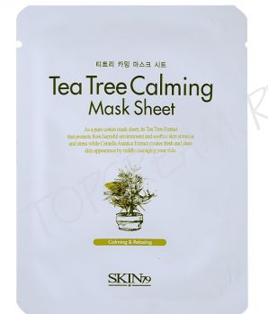 Тканевая маска с экстрактом чайного дерева SKIN79 Tea Tree Calming Mask Sheet Тканевая маска с экстрактом чайного дерева SKIN79 Tea Tree Calming Mask Sheet