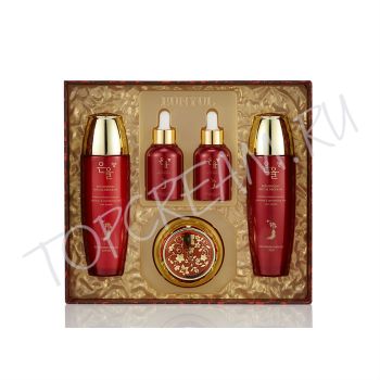 Набор средств с экстрактом красного женьшеня EUNYUL Red Ginseng Special Program Skin Care 5 Set Набор средств с экстрактом красного женьшеня EUNYUL Red Ginseng Special Program Skin Care 5 Set