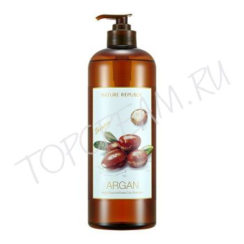 Восстанавливающий шампунь с маслом арганы 1000 мл NATURE REPUBLIC Argan Essential Deep Care Shampoo 1000ml
