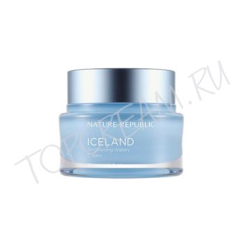 Увлажняющий крем для сияния кожи NATURE REPUBLIC Iceland Radiance Watery Cream