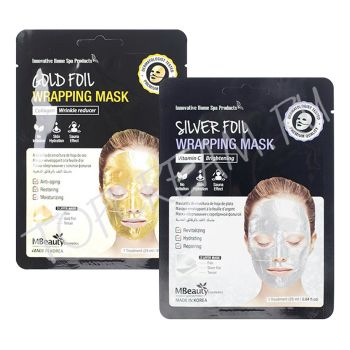 Фольгированная маска-обертывание MBEAUTY Foil Wrapping Mask Фольгированная маска-обертывание MBEAUTY Foil Wrapping Mask