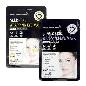 Фольгированная маска-обертывание для глаз MBEAUTY Foil Wrapping Eye Mask Фольгированная маска-обертывание для глаз MBEAUTY Foil Wrapping Eye Mask