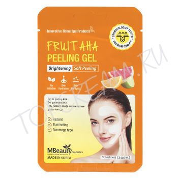 Пилинг-гель с фруктовыми AHA-кислотами, 3 шт. MBEAUTY Fruit AHA Peeling Gel 3pcs Пилинг-гель с фруктовыми AHA-кислотами, 3 шт. MBEAUTY Fruit AHA Peeling Gel 3pcs