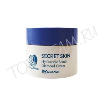 Увлажняющий гиалуроновый крем с частицами алмаза SECRET SKIN Hyaluronic Bomb Diamond Cream