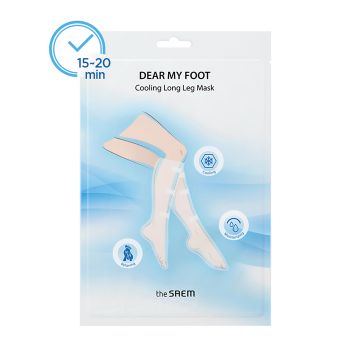 Удлиненная охлаждающая маска для ног THE SAEM Dear My Foot Cooling Long Leg Mask