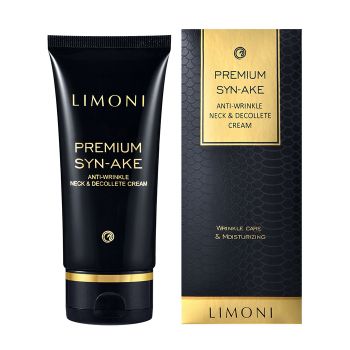 Антивозрастной крем для шеи и декольте со змеиным ядом LIMONI Premium Syn-Ake Anti-Wrinkle Neck & Decollete Cream