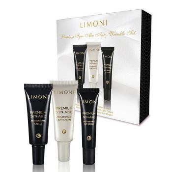 Антивозрастной мини-набор со змеиным ядом LIMONI Premium Syn-Ake Anti-Wrinkle Care Set Антивозрастной мини-набор со змеиным ядом LIMONI Premium Syn-Ake Anti-Wrinkle Care Set