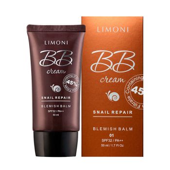 Восстанавливающий ББ-крем с экстрактом муцина улитки LIMONI Snail Repair BB Cream SPF32 PA++