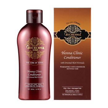 Кондиционер с хной и комплексом восточных трав RICHENNA Gold Henna Clinic Conditioner 200ml Кондиционер с хной и комплексом восточных трав RICHENNA Gold Henna Clinic Conditioner 200ml