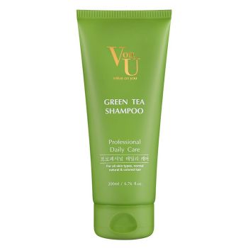 Шампунь с экстрактом зеленого чая VON U Green Tea Shampoo