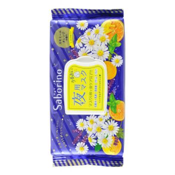 Маска-салфетка для вечернего ухода за лицом 5 в 1 (с ароматом ромашки и апельсина) BCL Saborino Night Facial Sheet Mask Маска-салфетка для вечернего ухода за лицом 5 в 1 (с ароматом ромашки и апельсина) BCL Saborino Night Facial Sheet Mask