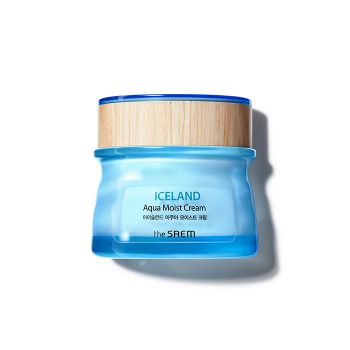 Увлажняющий крем с минеральной ледниковой водой Исландии THE SAEM Iceland Aqua Moist Cream