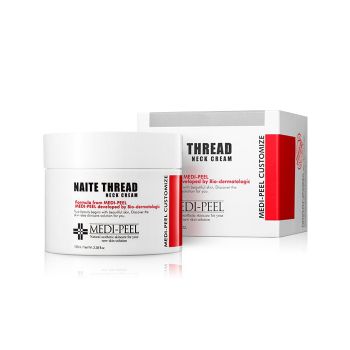 Подтягивающий крем для шеи с пептидами MEDI-PEEL Naite Thread Neck Cream