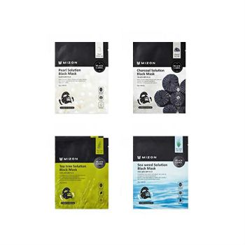 Тканевая маска для лица MIZON Solution Black Mask