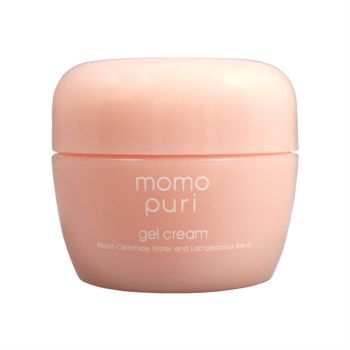 Крем-флюид с лактобактериями, витаминами А,C,E и керамидами BCL MOMO PURI Peach Ceramide Water & Lactobacillus Bland Gel Cream