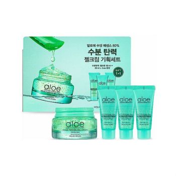 Набор средств с экстрактом алоэ для лица HOLIKA HOLIKA Aloe Soothing Essence 80% Moist Firming Gel Cream Set Набор средств с экстрактом алоэ для лица HOLIKA HOLIKA Aloe Soothing Essence 80% Moist Firming Gel Cream Set