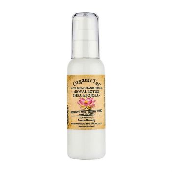 Антивозрастной крем для рук с эфирным маслом королевского лотоса ORGANIC TAI Anti-Aging Hand Cream Royal Lotus, Shea & Jojoba Антивозрастной крем для рук с эфирным маслом королевского лотоса ORGANIC TAI Anti-Aging Hand Cream Royal Lotus, Shea & Jojoba