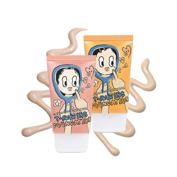 Тональный крем ELIZAVECCA Skin Liar T-Rawing Foundation SPF50+ PA+++ Тональный крем ELIZAVECCA Skin Liar T-Rawing Foundation SPF50+ PA+++