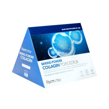 Скраб с содой и коллагеном для очищения пор FARMSTAY Baking Powder Collagen Pore Scrub