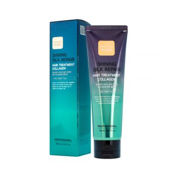 Увлажняющая маска для сияния и блеска волос с коллагеном FARMSTAY Shining Silk Repair Hair Treatment Collagen